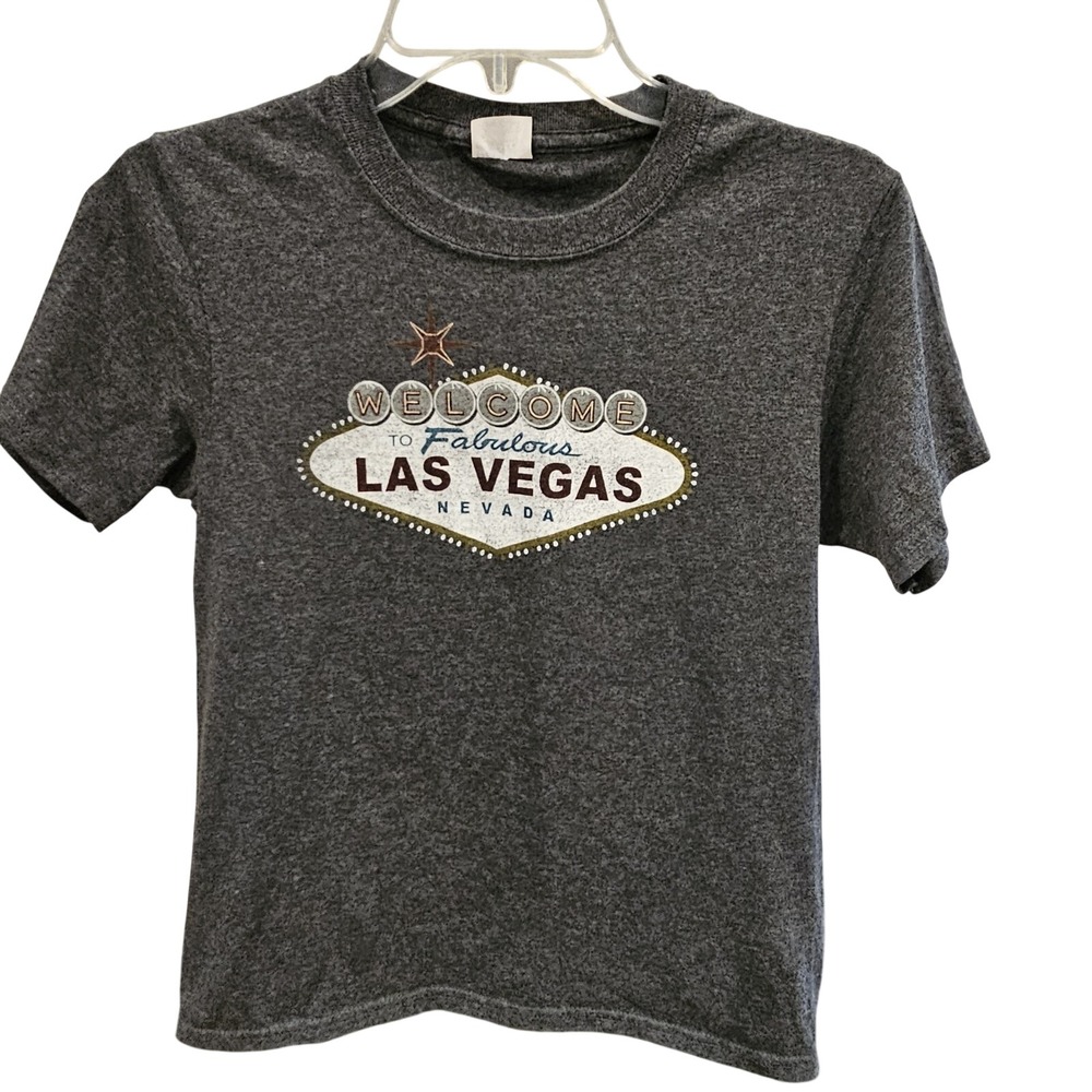 Las Vegas Gray Small Womens Graphic  T Shirt